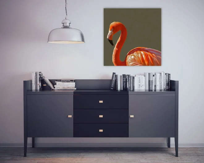 tablou canvas Flamingo NBR 003 mockup