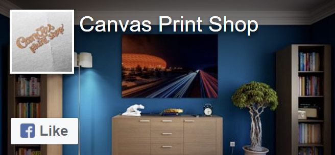 Pagina Facebook Canvas Print Shop