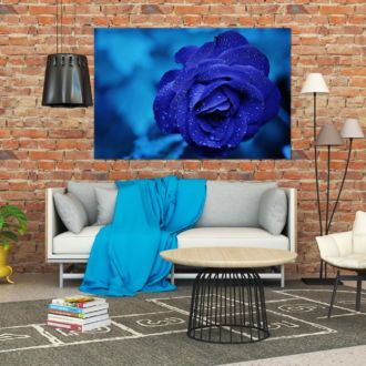 tablou canvas Blue rose NFL 012 mockup 2 1