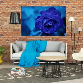 tablou canvas Blue rose NFL 012 mockup 2 1