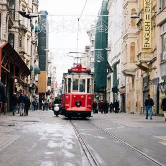 tablou canvas Istanbul nostalgic tramway TRL 001 1