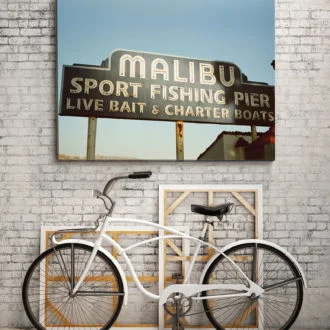 tablou canvas Malibu Sign RSG 007 mockup 1