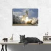 tablou canvas Rocket Launch TSP 004 mockup 1