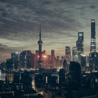 tablou canvas Shanghai skyline UNL 012 1