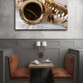tablou canvas Trumpet Closeup LMU 007 mockup 1