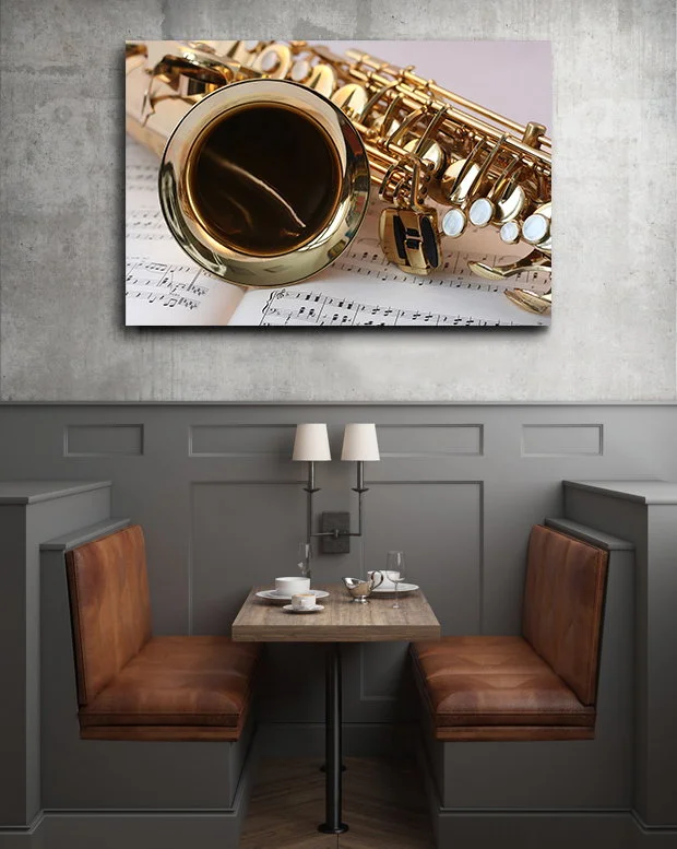 tablou canvas Trumpet Closeup LMU 007 mockup 1