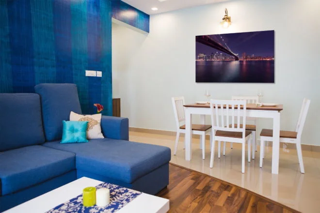 tablou canvas Water under the bridge UNL 016 mockup 1