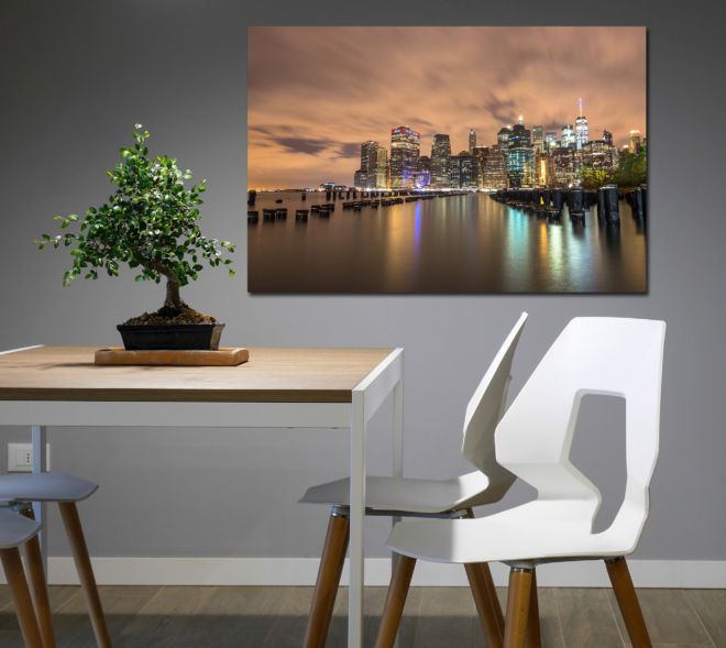 tablou canvas manhattan noaptea vazut de pe mare unl 018 mockup 1