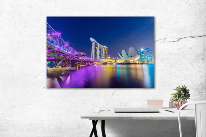 tablou canvas marina bay din singapore UNL 041 mockup 1