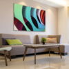 tablou canvas abstract culori ACOL 001 simulare