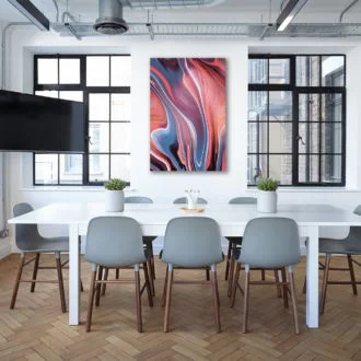 tablou canvas abstract culori ACOP 004 simulare