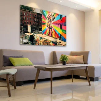 tablou canvas abstract graffiti AGRL 001 simulare