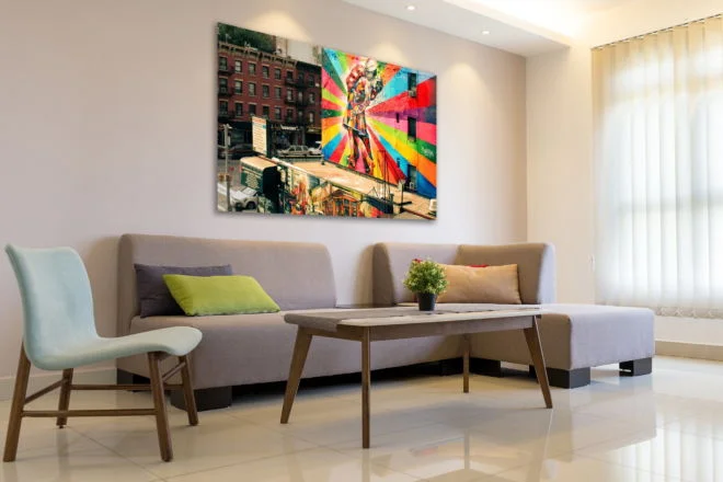 tablou canvas abstract graffiti AGRL 001 simulare