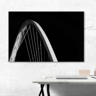 tablou canvas abstract alb negru ABWL 008 simulare3