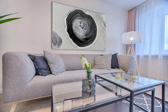 tablou canvas abstract alb negru ABWL 010 simulare5