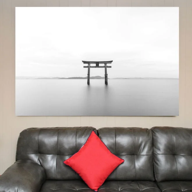 tablou canvas abstract alb negru ABWL 015 1