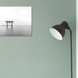 tablou canvas abstract alb negru ABWL 015 simulare