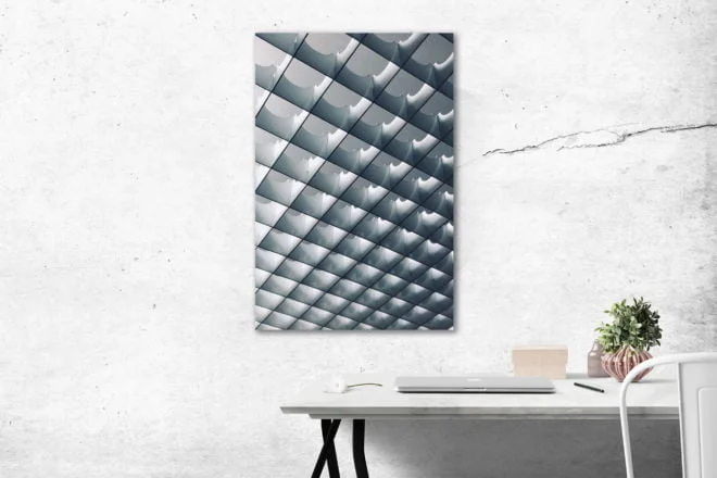 tablou canvas abstract alb negru ABWP 004 simulare2