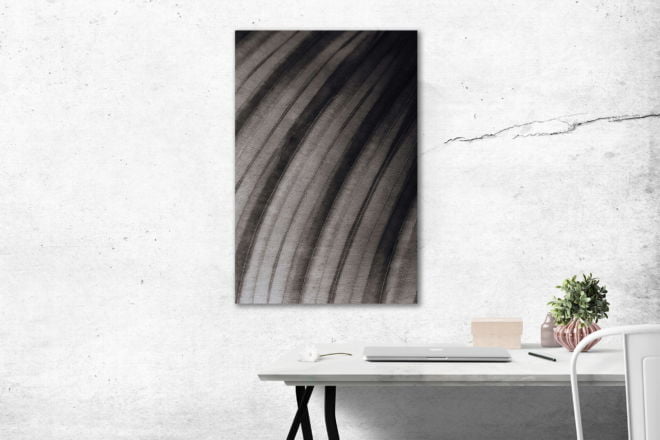 tablou canvas abstract alb negru ABWP 006 simulare2