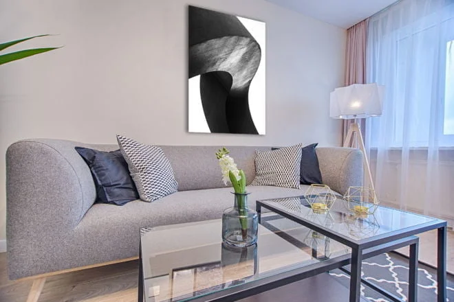 tablou canvas abstract alb negru ABWP 007 simulare4