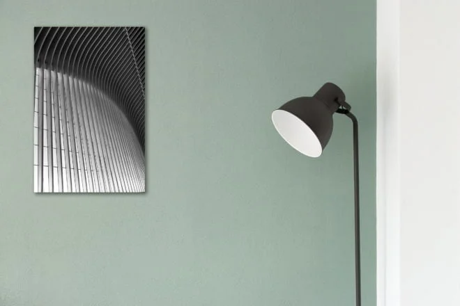 tablou canvas abstract alb negru ABWP 008 simulare