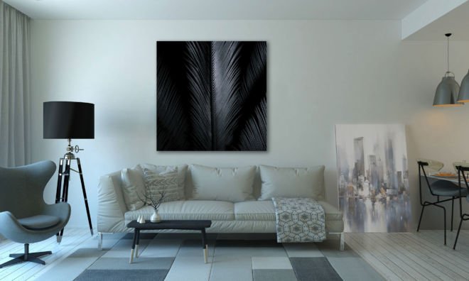 tablou canvas abstract alb negru ABWS 001 1