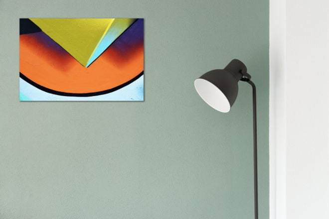 tablou canvas abstract culori ACOL 007 simulare