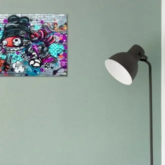 tablou canvas abstract graffiti AGRL 005 simulare