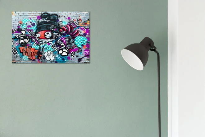 tablou canvas abstract graffiti AGRL 005 simulare