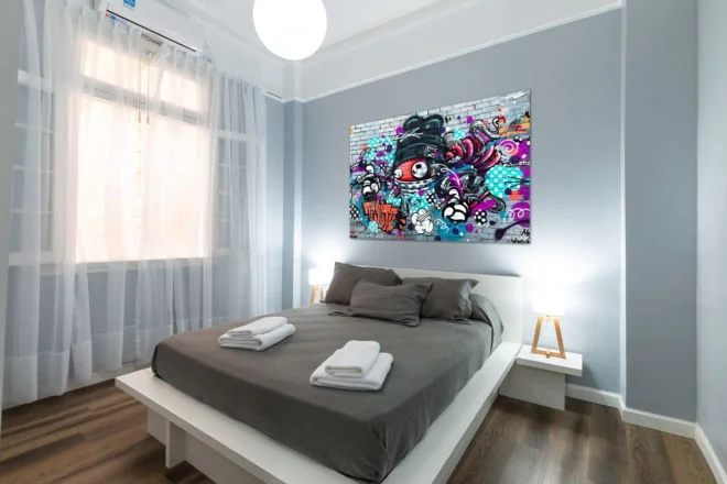 tablou canvas abstract graffiti AGRL 005 simulare2