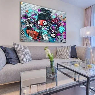 tablou canvas abstract graffiti AGRL 005 simulare5