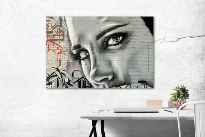 tablou canvas abstract graffiti AGRL 011 simulare3