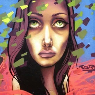 tablou canvas abstract graffiti AGRP 004
